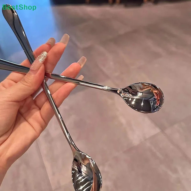 Long Handle Stainless Steel Stirring Spoon – Coffee & Cocktails