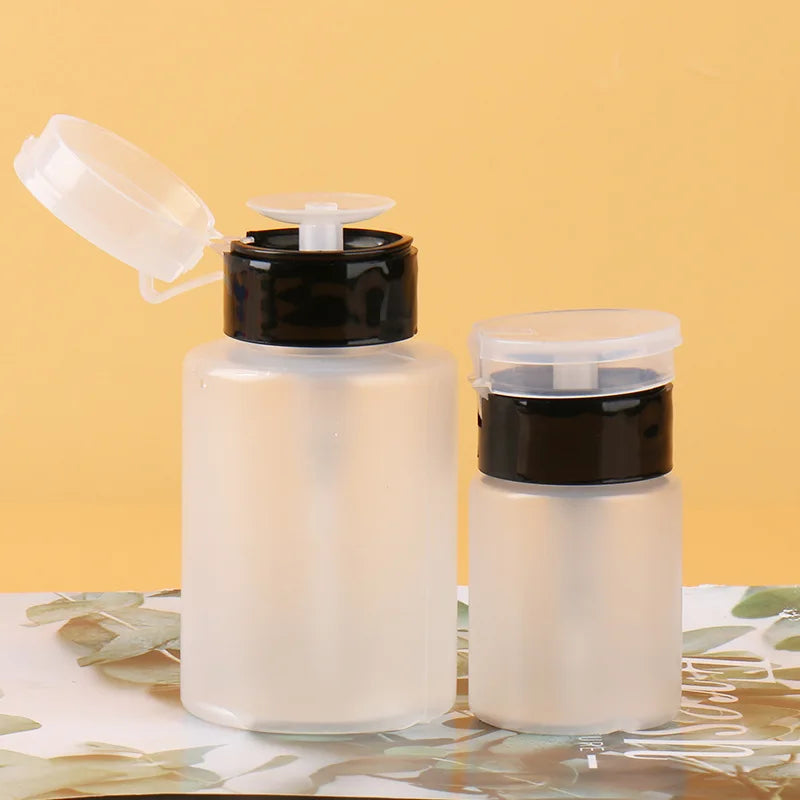 Refillable Press Pump Dispenser Bottle | Nail Remover 60/150ml
