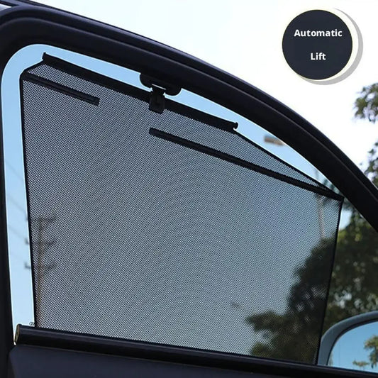 Retractable Car Side Window Sunshade – UV & Heat Protection Peaceful Pleasures Health and Wellness