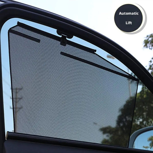 Retractable Car Side Window Sunshade – UV & Heat Protection Car Window Sunshade Oasis Select