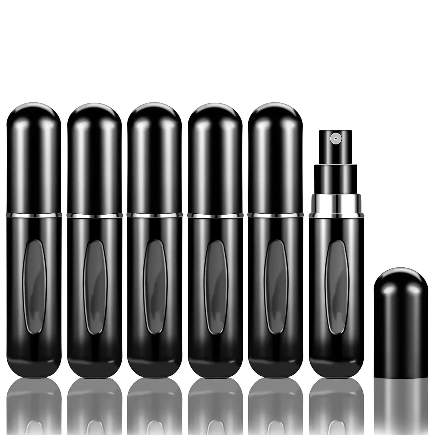 6-Pack 5ml Travel Perfume Spray Bottles | Refillable Atomizer