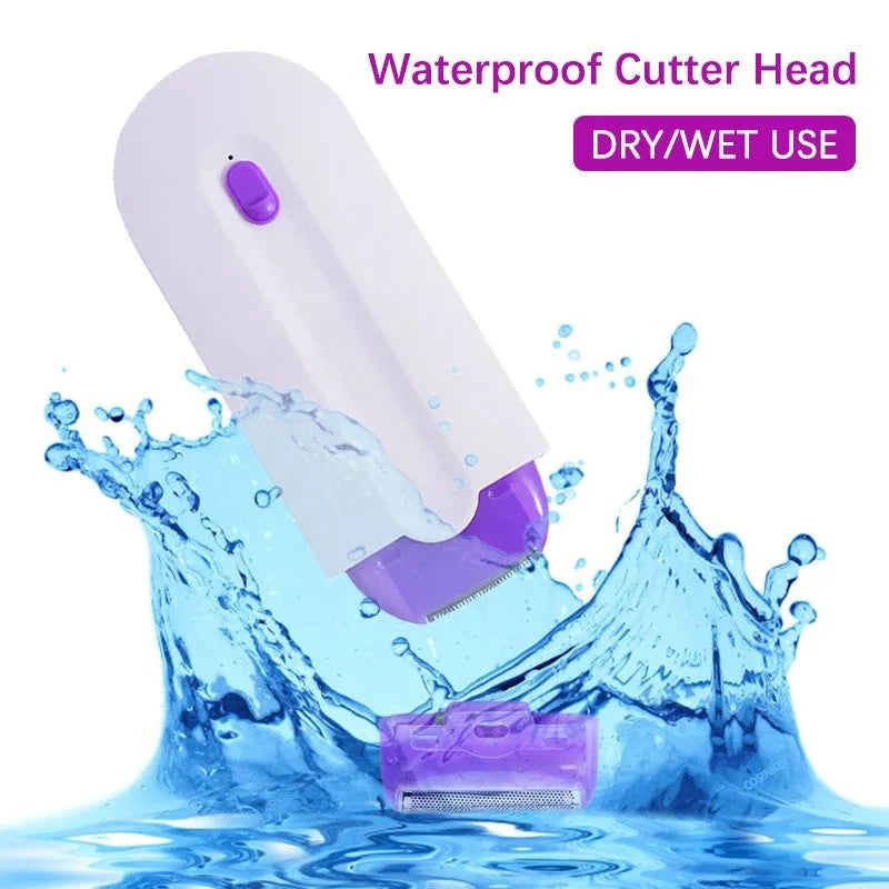 Premium Painless Laser System Epilator for Women Body Hair Removal with Blue Light Sensor Made of Plastic Peaceful Pleasures Health and Wellness
