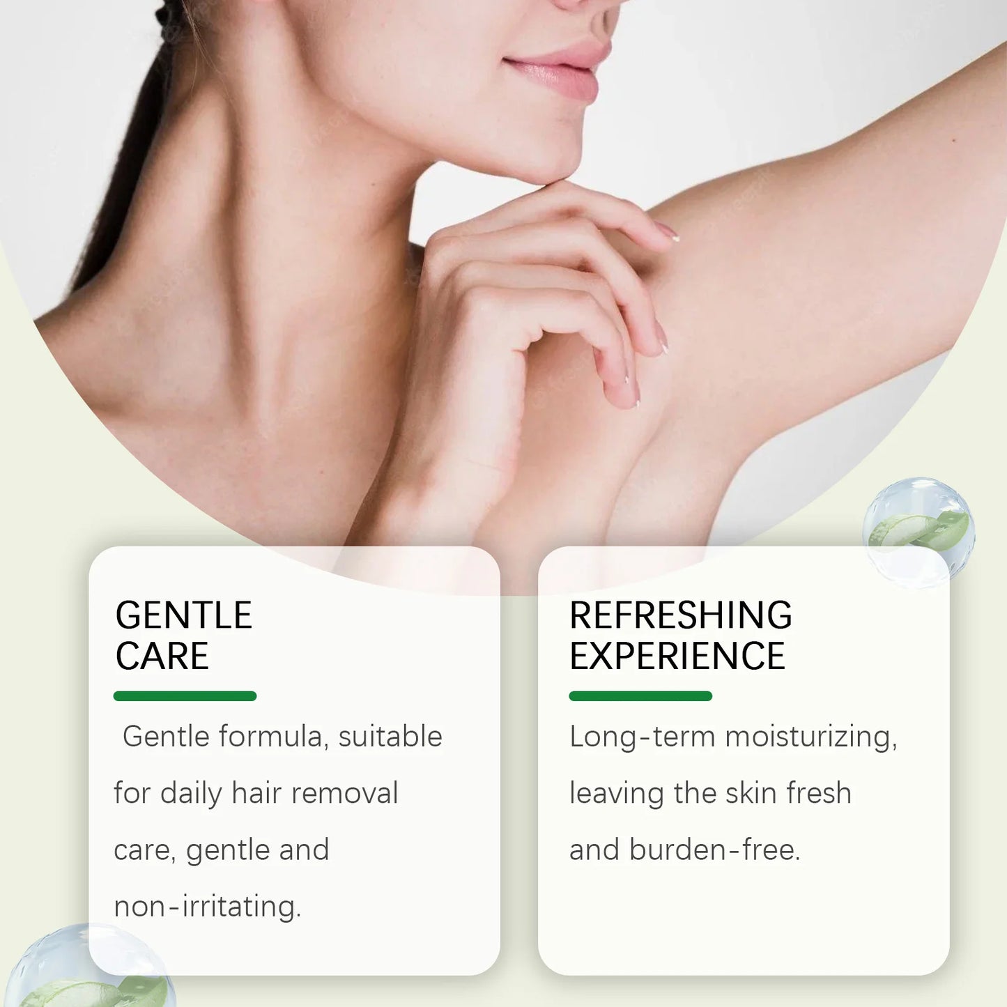 OceAura Aloe Vera Hair Removal Cream | Gentle Depilatory