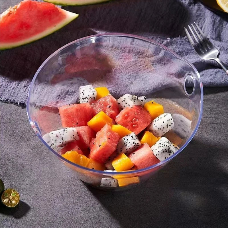 New Acrylic Salad Bowl Vegetable Bowl Fruit Ice Bucket Wine Champagne Wine Chiller Wine Bottle Cooler Ice Barrel Peaceful Pleasures Health and Wellness