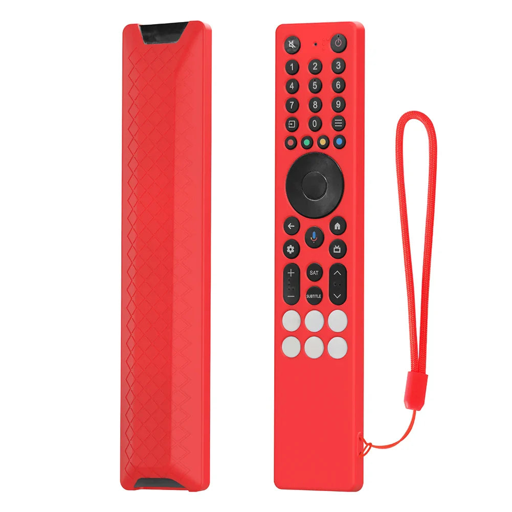 TCL RC833A Silicone Remote Cover with Lanyard | Anti-Slip