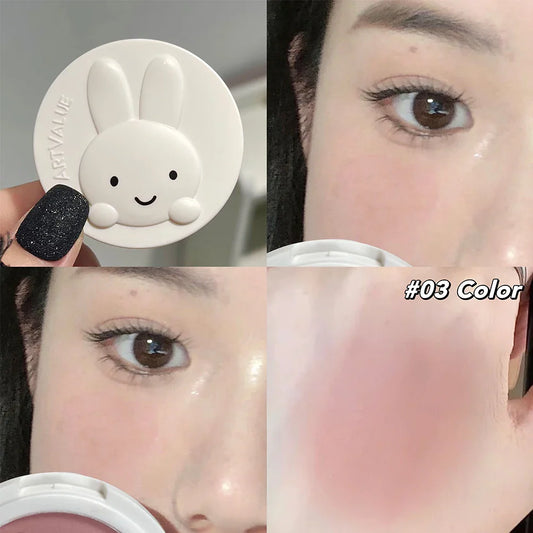Art Value Matte Blush Powder – Nude Cheek Tint & Contour Matte Blush Powder Oasis Select 03