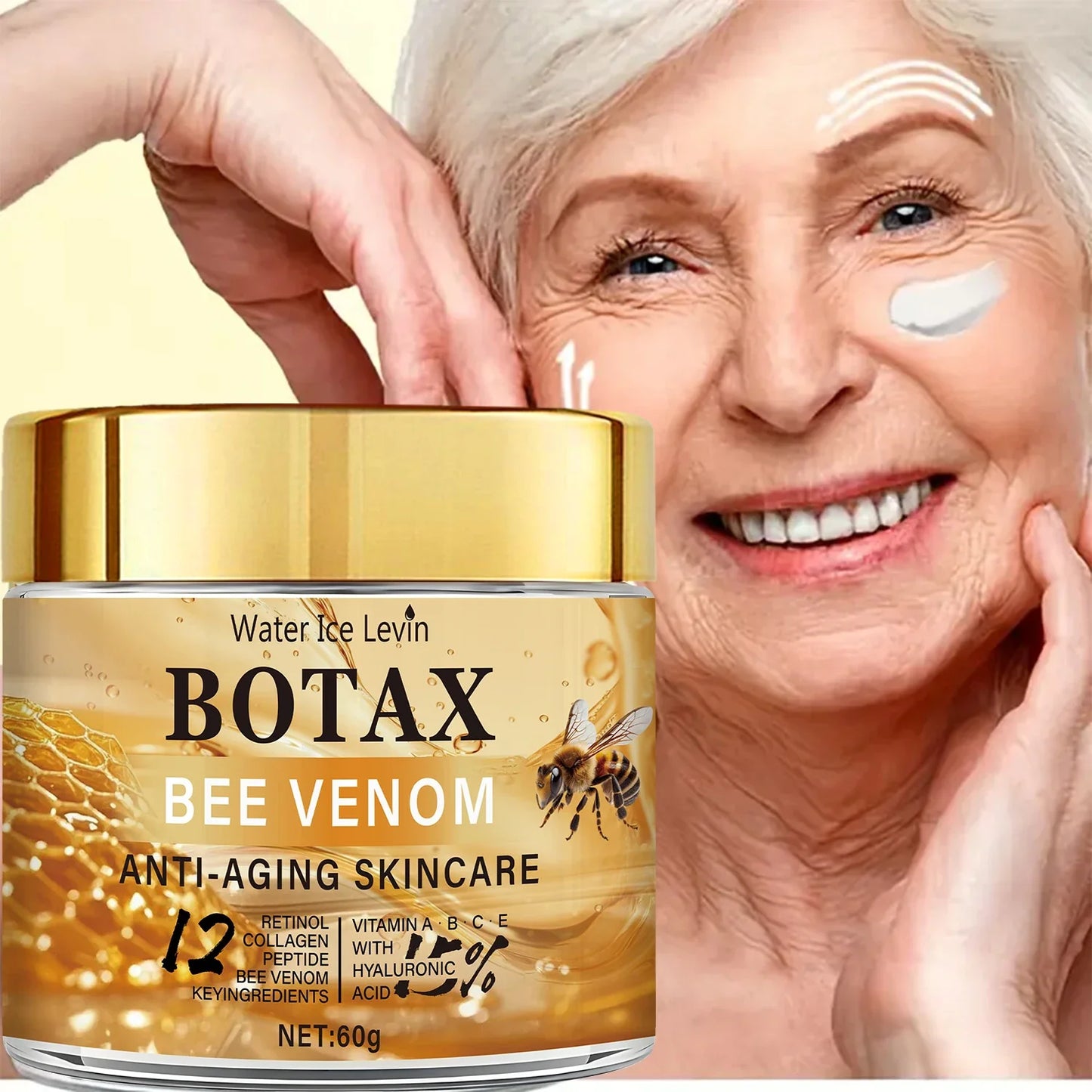 Bee Venom Firming Cream – Collagen, Retinol & Hyaluronic Acid