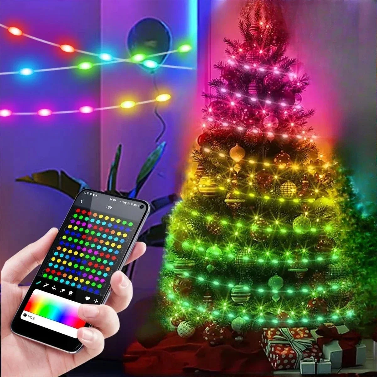 Smart Bluetooth LED Fairy Lights USB Music Sync | Party Decor