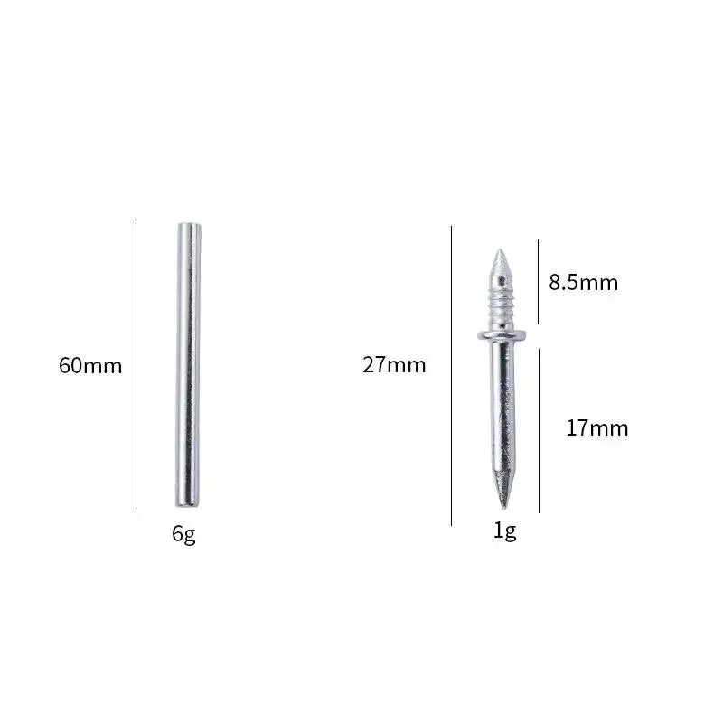 Double Head Seamless Skirting Nails – Rust-Proof Steel 50/100pk