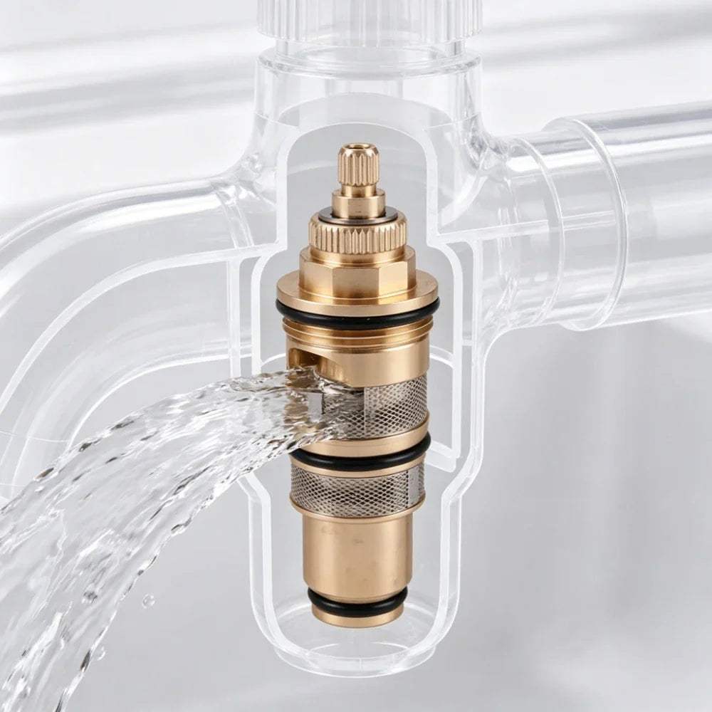 Brass Thermostatic Shower Mixer Valve Cartridge Repair Kit