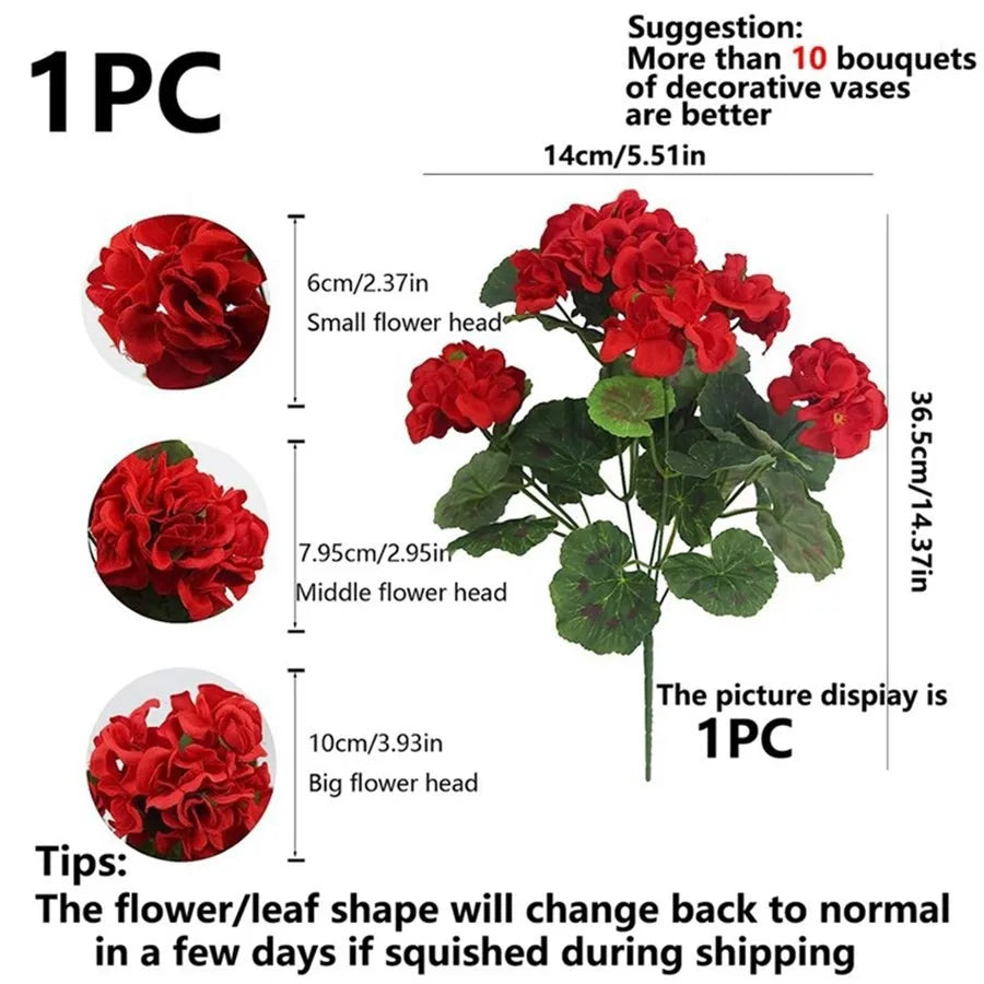 Silk Begonia Artificial Flowers – Wedding & Home Décor