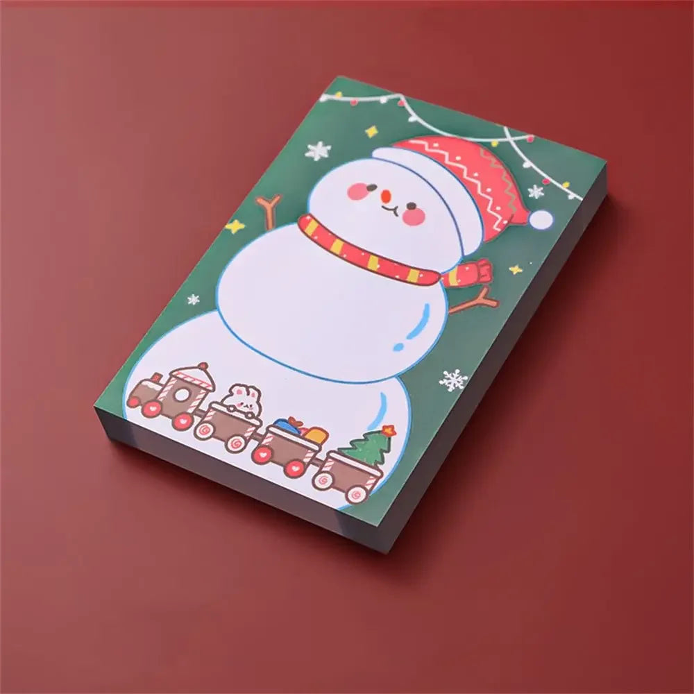 Christmas Santa Sticky Notes – 50-Sheet Holiday Memo Pad