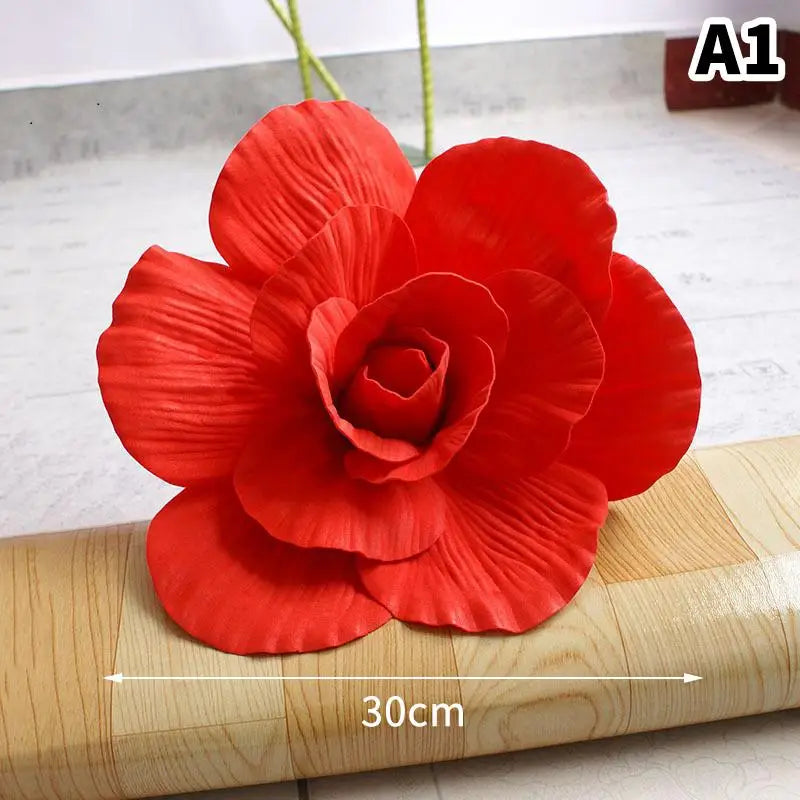 PE Foam Simulation Rose Flower Heads | Wedding & Party Decor