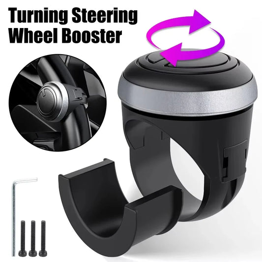 360° Steering Wheel Spinner Knob | Universal Metal Bearing Ball Steering Wheel Spinner Oasis Select