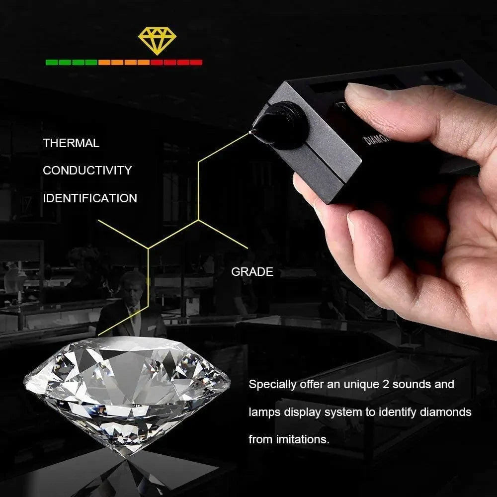 HOMEFISH Diamond Tester High Accuracy Diamond Tester Pen Jewelry Diamond Tester Professional Diamond Selector Diamond Tester Kit Peaceful Pleasures Health and Wellness
