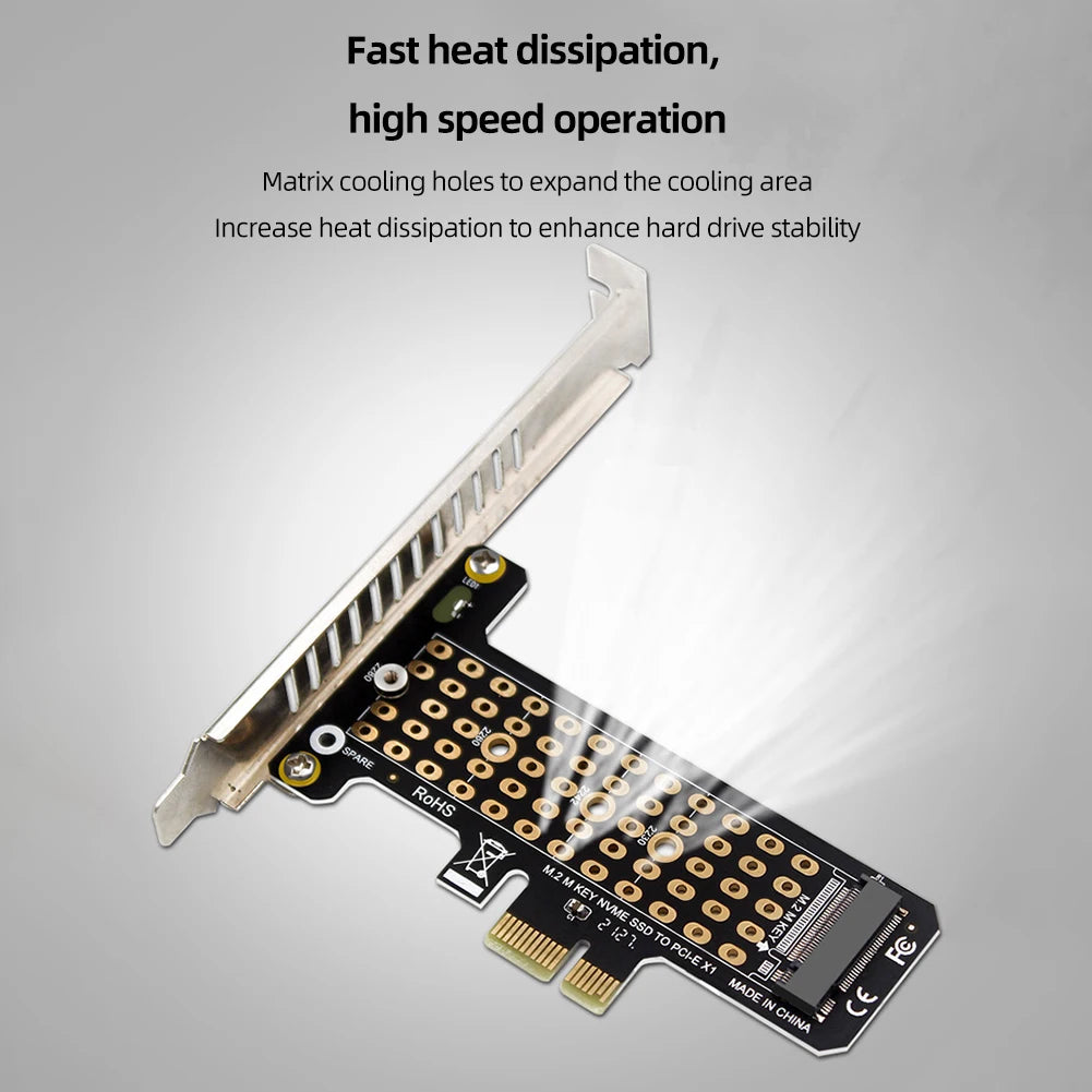M.2 NVMe to PCIe 4.0 X1 Expansion Card 32Gbps for M Key SSD Peaceful Pleasures Health and Wellness