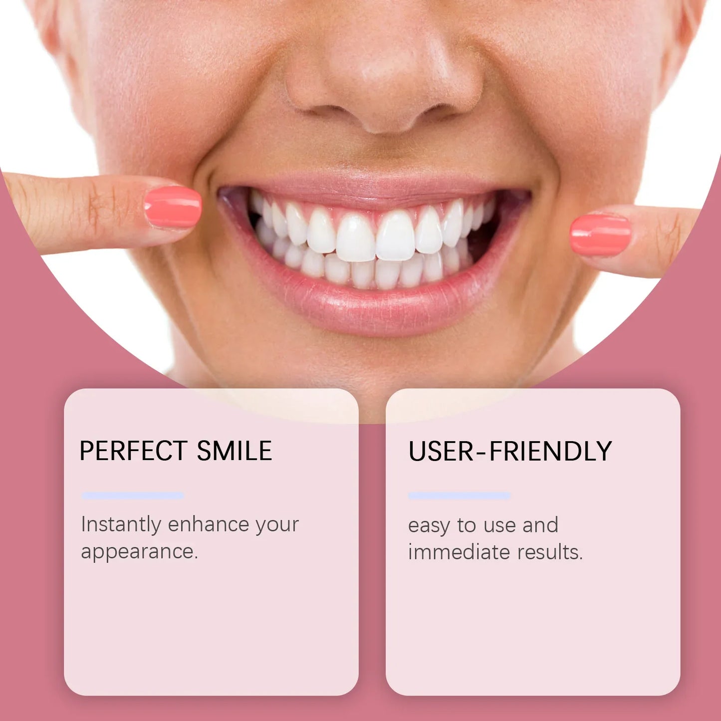 Silicone Denture Veneer Set – Adjustable Upper & Lower Fit