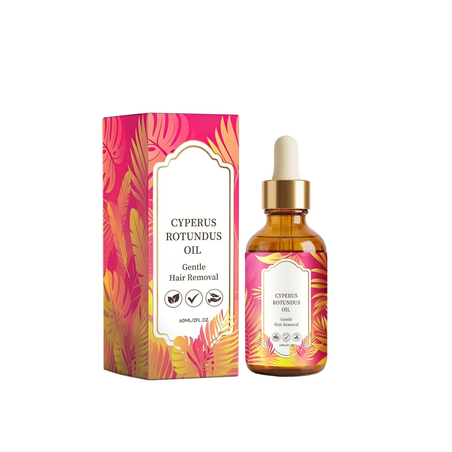 Cyperus Rotundus Hair Growth Inhibitor Oil – 60ml Depilatory