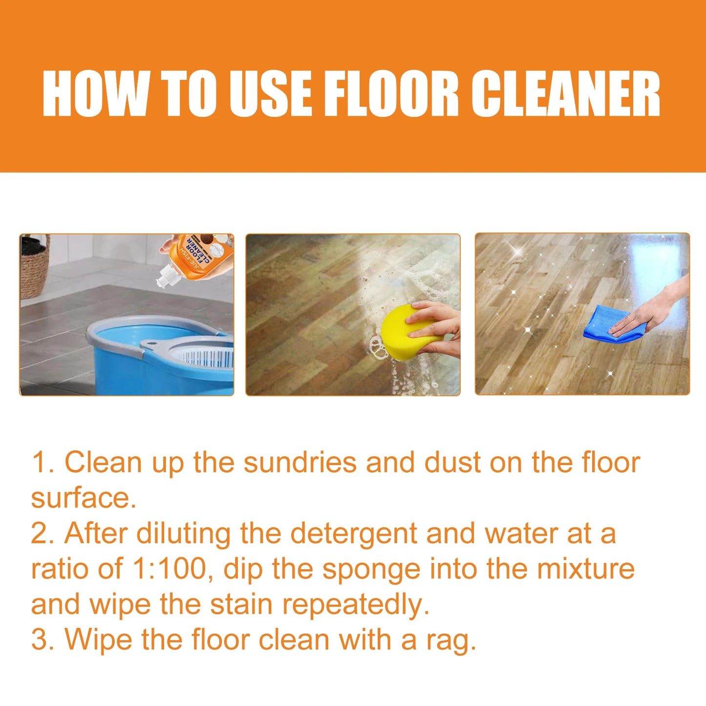 Multi-Surface Floor Cleaner | Stain Removal, Polish & Brighten