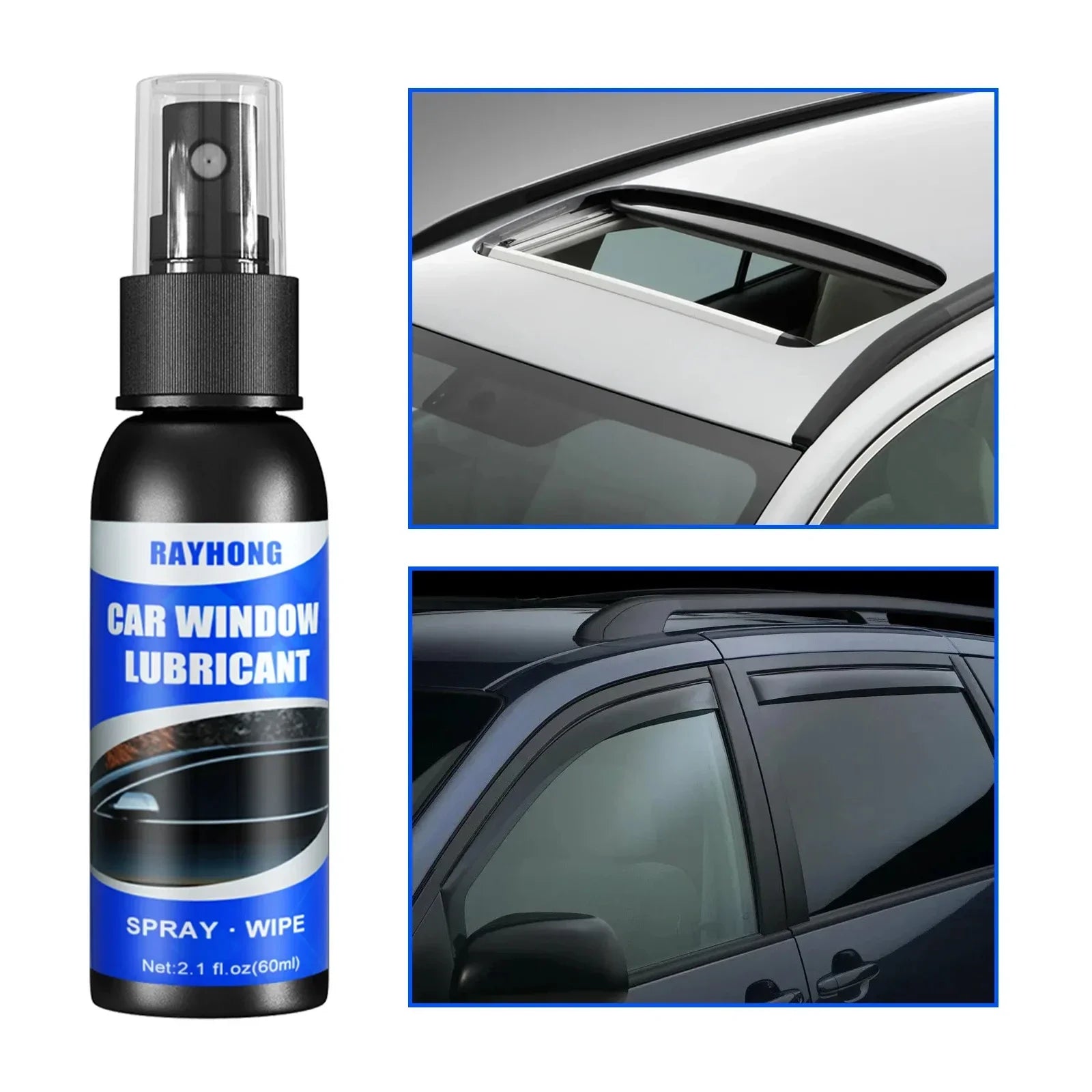 60ml Window Lubricant Rubber Door Rubber Strip Car Softening Maintenance Eliminates Noise Universal Car Products Peaceful Pleasures Health and Wellness
