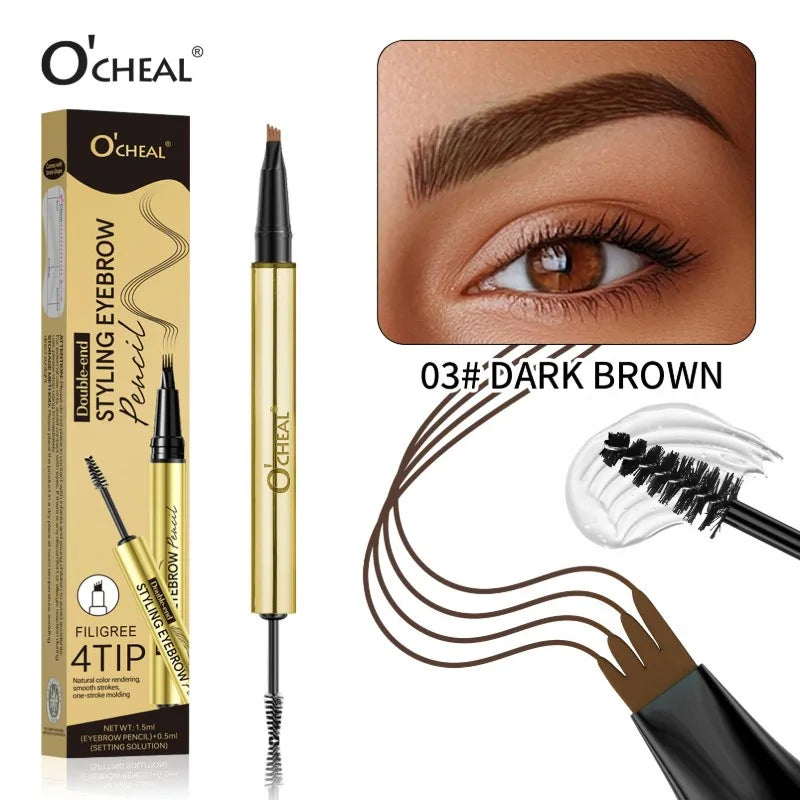 O'CHEAL 3D Feathery Brow Gel & Pencil Set – Waterproof