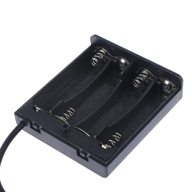4*AA Battery Case Black 4 X AA USB Battery Box For 5V LED Strip Lights USB Mini Power Supply Suitable For Building Block Use Peaceful Pleasures Health and Wellness