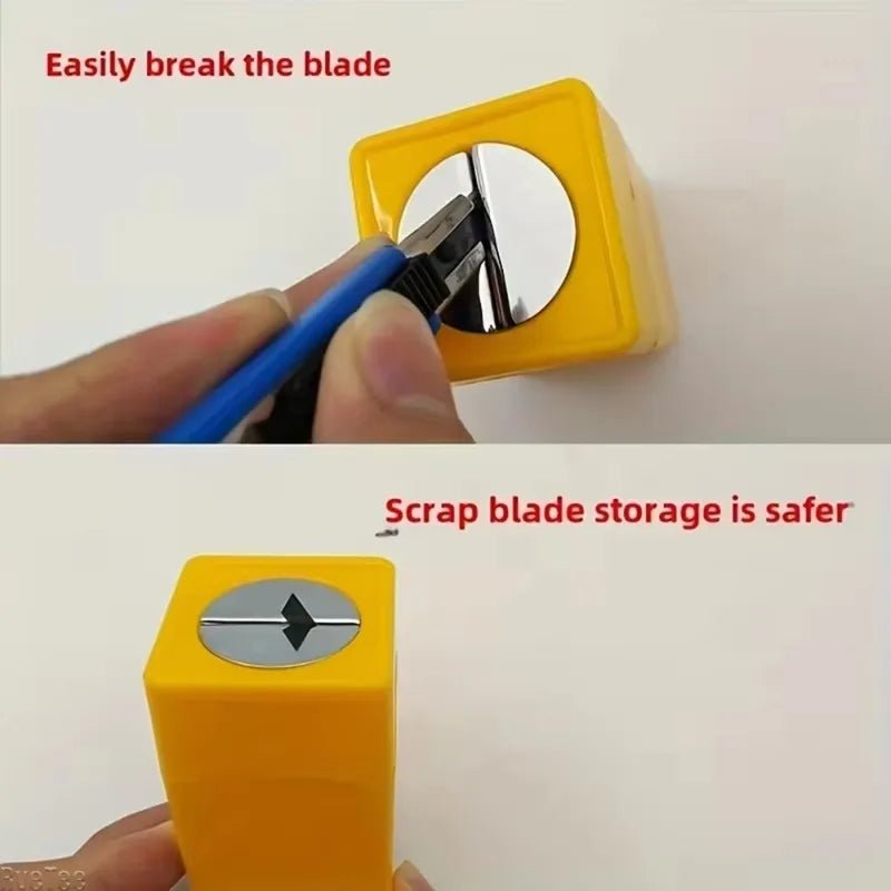 Safe Built in Breaker Utility Craft Knives Cutter Waste Blade Disposal Cases Compact Secure Recycling Tools Blade Storage Boxes Peaceful Pleasures Health and Wellness