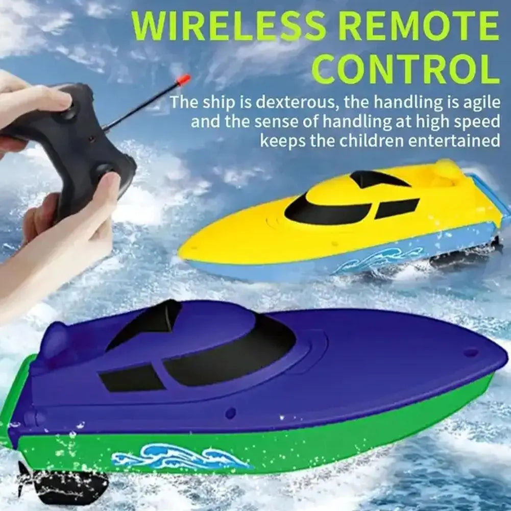 Remote Control Speedboat Toys for Outdoor Fun Peaceful Pleasures Health and Wellness