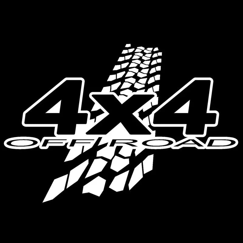 4x4 Off-Road Mud Funny Car Decal Sticker | PVC 20x13.6cm