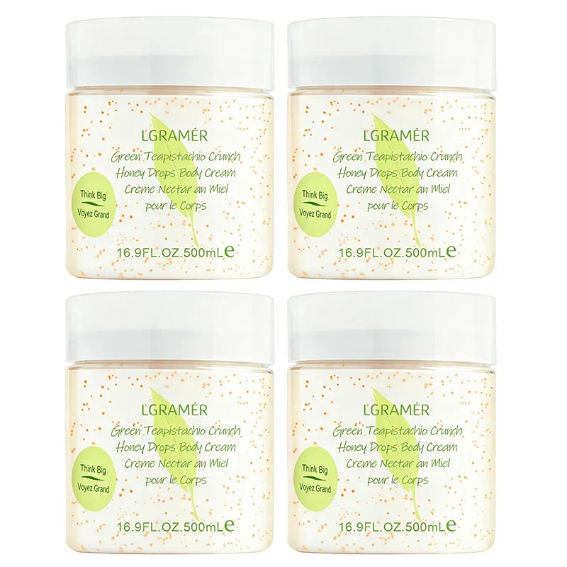 Green Tea Honey Body Cream – 24-Hour Moisturizing Lotion 500ml