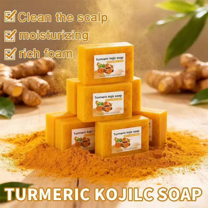 8-Pack Turmeric Lemon Kojic Acid Soap – Gentle Family Bar