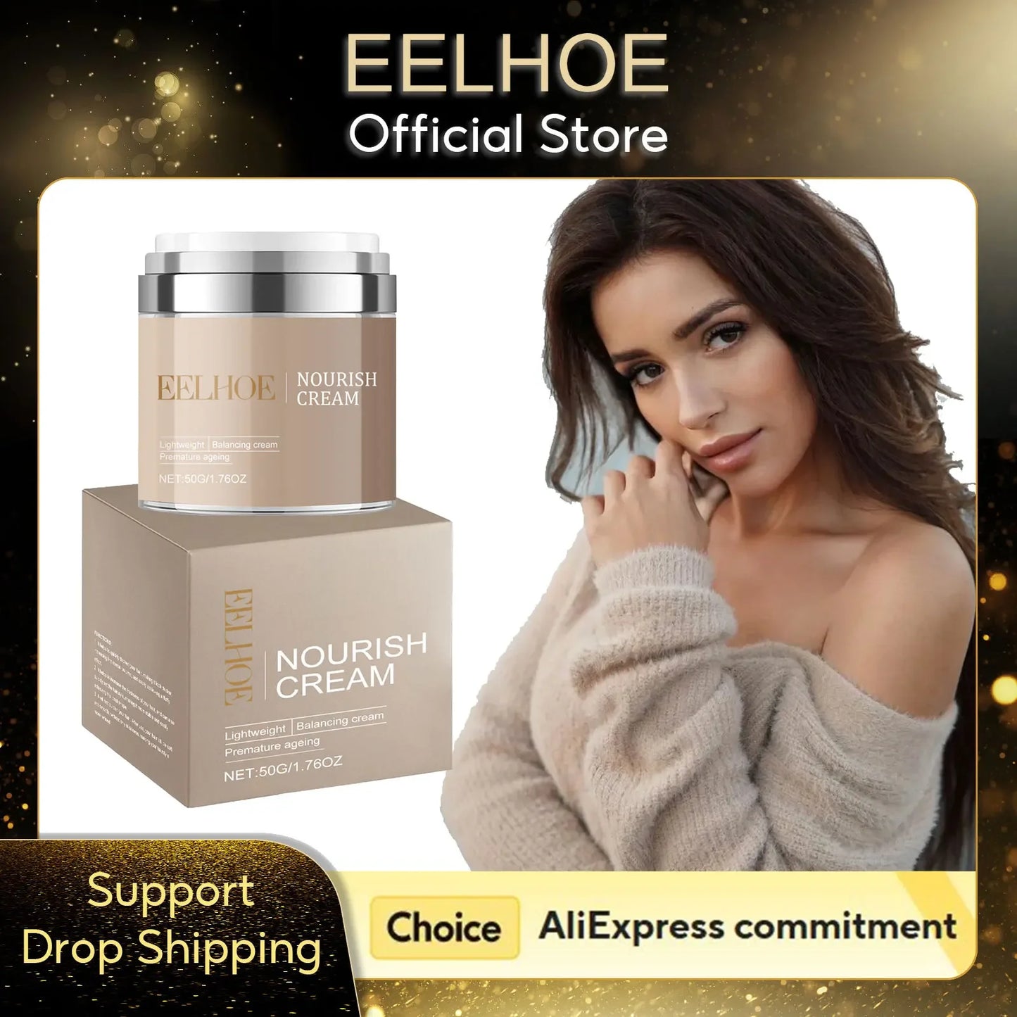 EELHOE Collagen Firming Face Cream with Vitamin E Peaceful Pleasures Health and Wellness