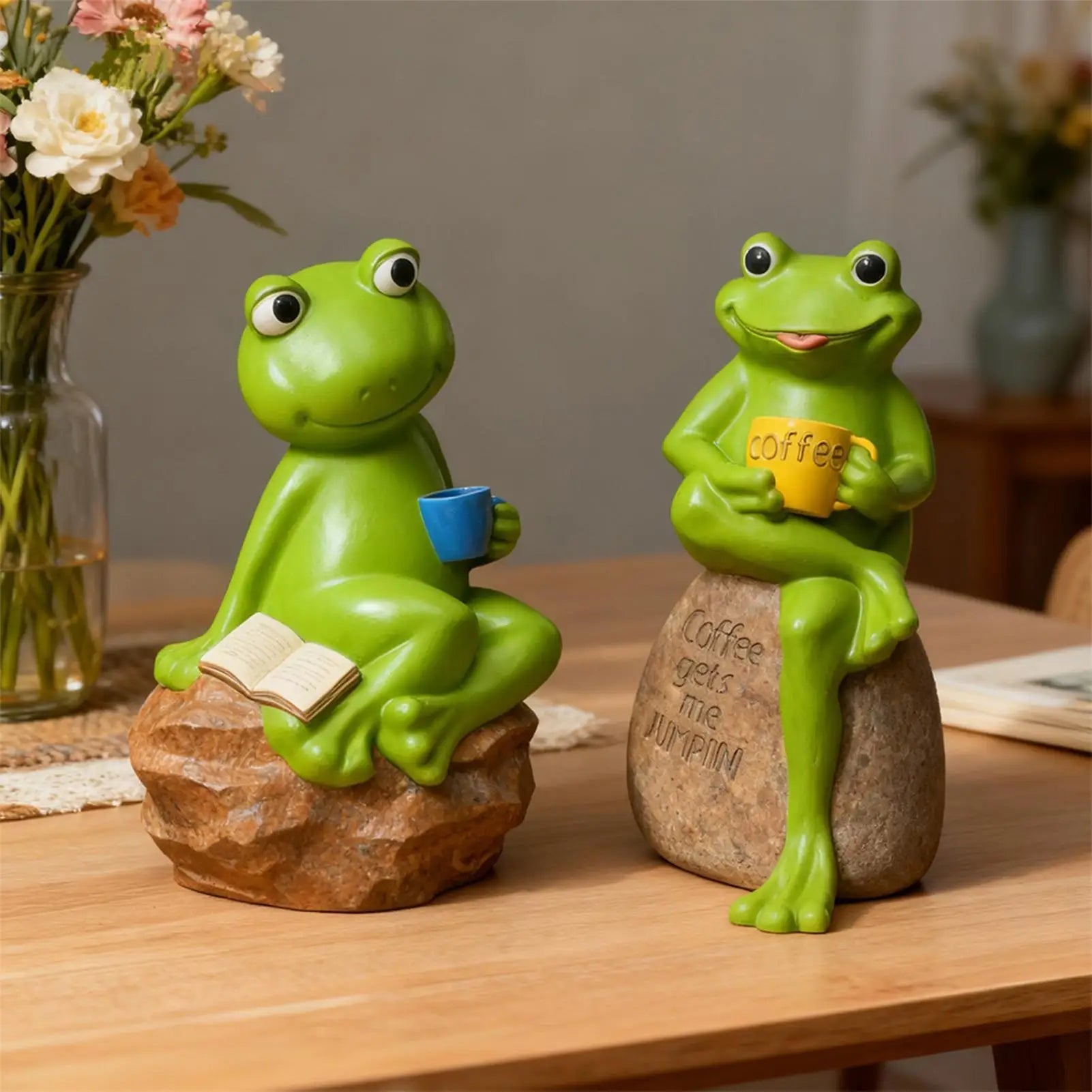 Frog Mold Silicone Reusable Statue Animal Decoration Sculpture Resin Mold For Concrete Clay Candle Making Outdoor Home Yard Peaceful Pleasures Health and Wellness