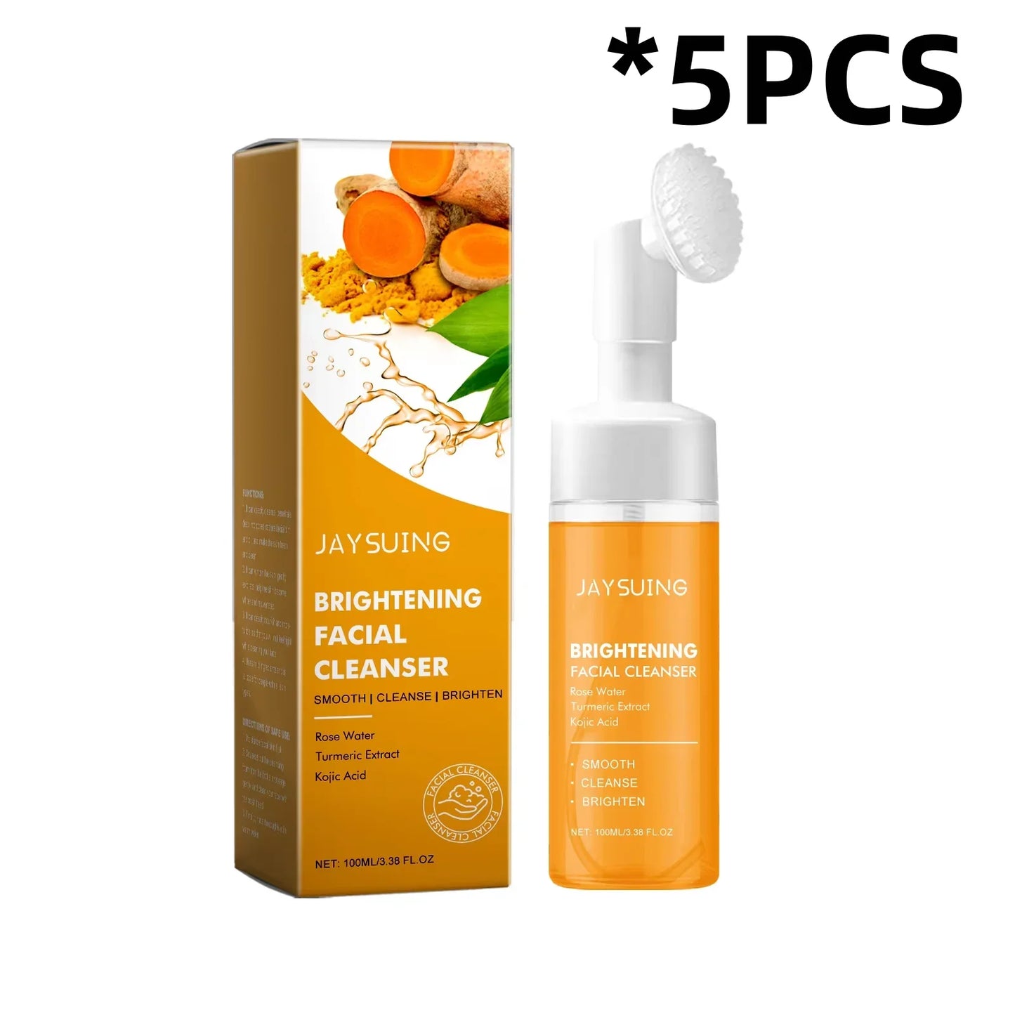 JAYSUING Turmeric Foam Facial Cleanser – Pore & Oil Control 100ml
