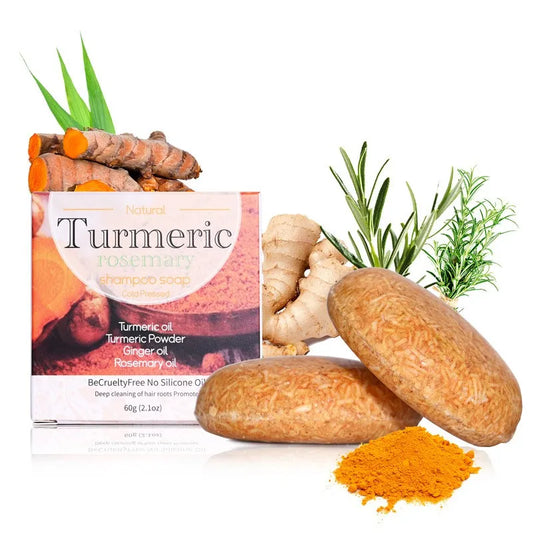 60g Organic Turmeric Shampoo Soap Handmade Natural Solid Vegan Conditioner Bar Wholesale Peaceful Pleasures Health and Wellness Default Title