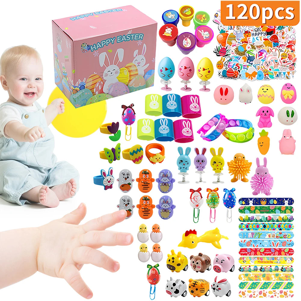 100/120Pcs Pre-filled Easter Eggs With Surprise Toys Inside Bulk Easter Eggs For Kids Easter Egg Hunt Party Favors Classroom Peaceful Pleasures Health and Wellness