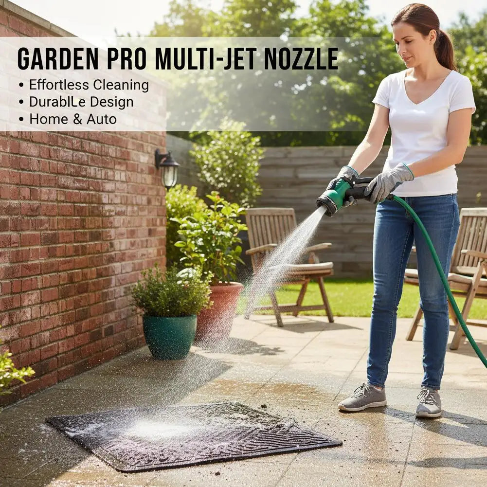 8-Mode Garden Hose Nozzle Sprayer – High Pressure Water Gun