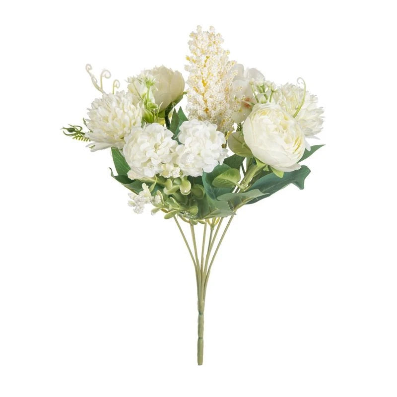 Artificial Silk Peony Ball Bouquet | Wedding & Home Decor