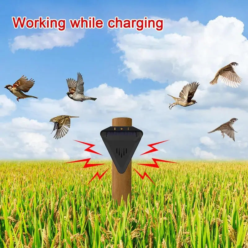 Solar Animal Repeller – 13 Sounds, Waterproof Bird Deterrent