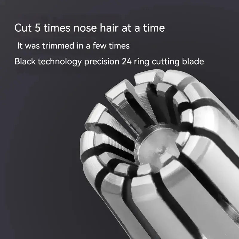 Washable Portable Ear Hair Trimmer Cleaning Without Rusting Painless Nose Hair Trimming Men'S Portable Electric Shaver Low Noise Peaceful Pleasures Health and Wellness