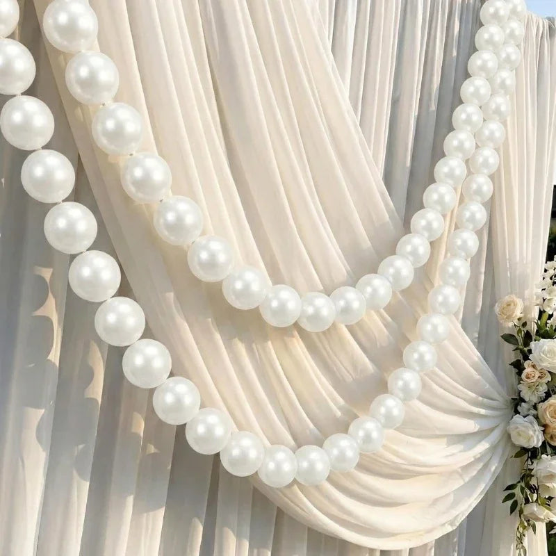 Faux Pearl Hanging Decor DIY Bead Garland for Weddings