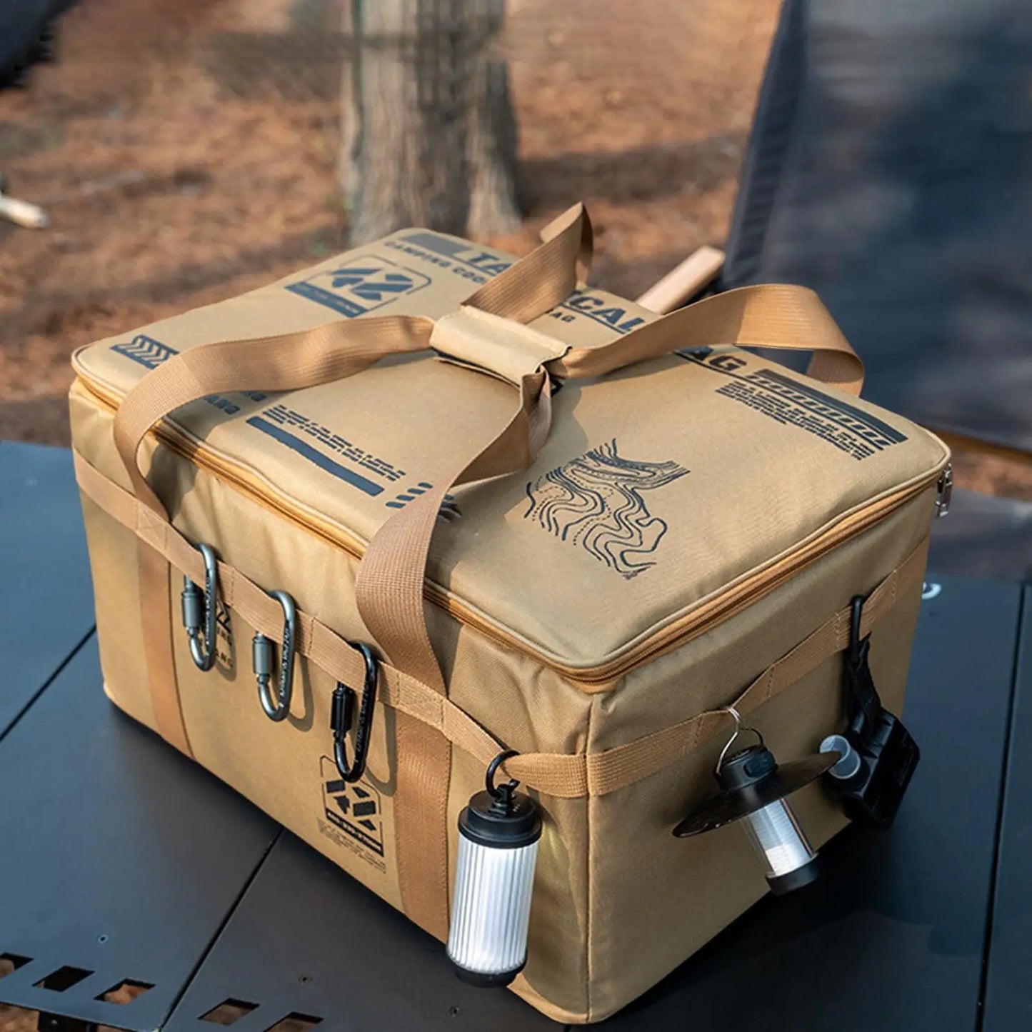 30L Foldable Camping Storage Bag | Waterproof Gear Organizer