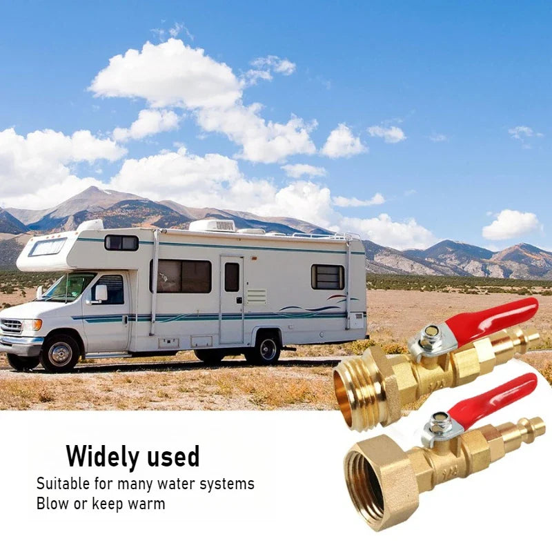 Brass 3/4" Male Thread Quick Connect Fitting – Explosion-Proof