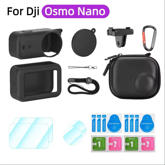 DJI Osmo Nano Accessories – Screen Protector, Case & More Camera Accessories Oasis Select kit 2