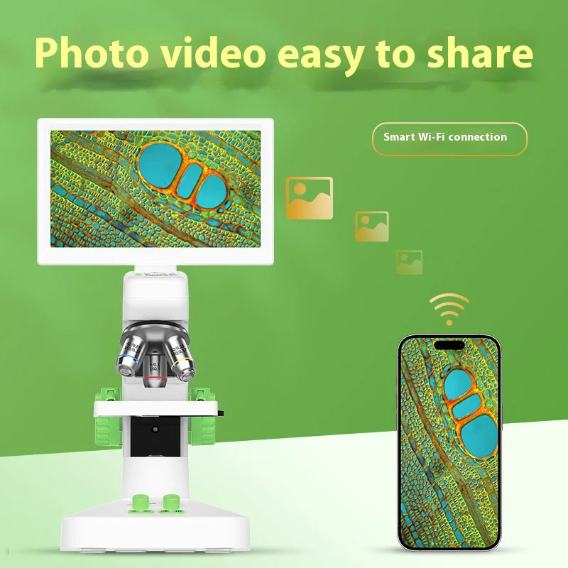 Wifi Connection Microscope Specialized for Children's Science Popularization Teaching Peaceful Pleasures Health and Wellness