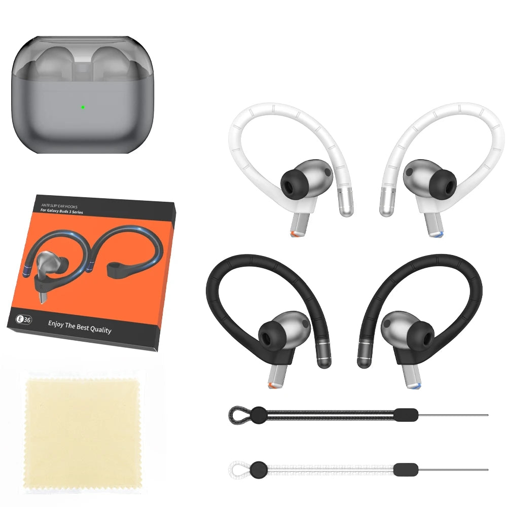 1 Pair Of Earhooks For Galaxy Buds 3 Earphone Earhook For Galaxy Buds 3Pro Earphone Earhooks Nice Shape And Are Easy To Use Peaceful Pleasures Health and Wellness
