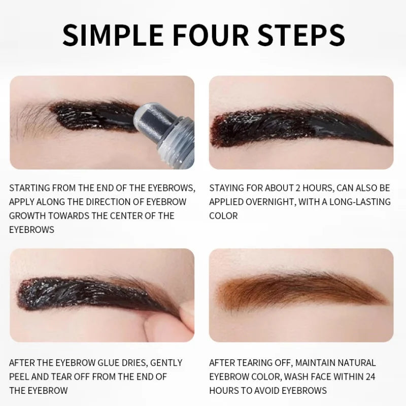 OCHEAL 3D Waterproof Eyebrow Gel – Peel-Off Smudge-Proof Cream