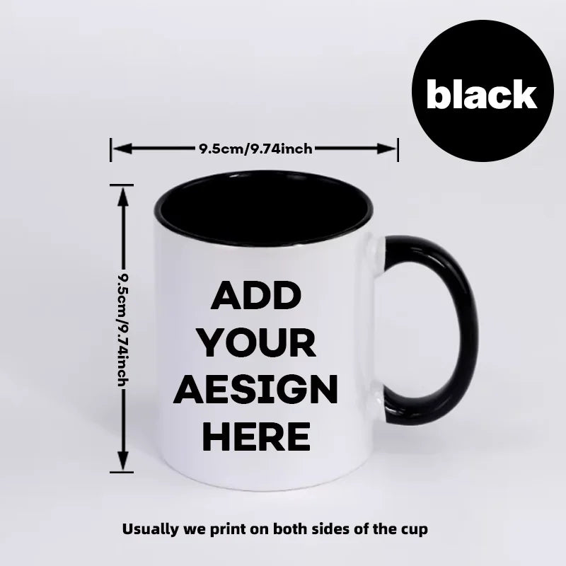 Custom Photo & Text Coffee Mug – Personalized Gift
