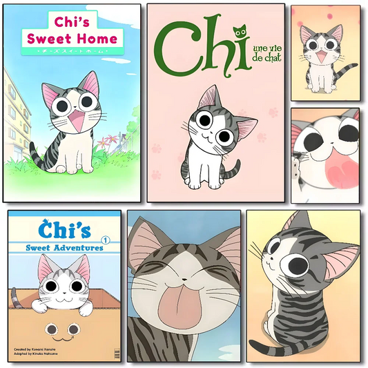C-Chi S S-Sweet Homes Poster HD art sticky wall waterproof home living room bedroom bar aesthetic decoration Peaceful Pleasures Health and Wellness