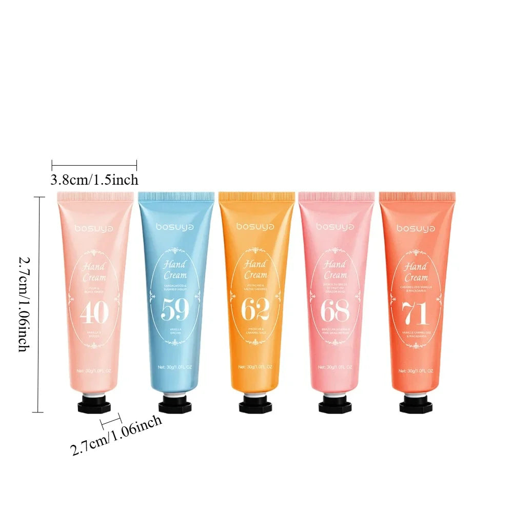 5-Piece Perfume Hand Cream Set – Shea Butter, Mango & Glycerin